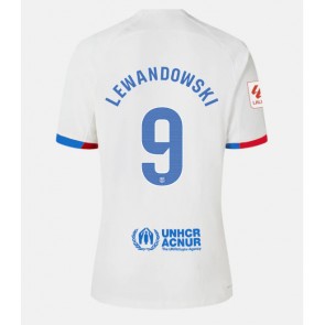 Barcelona Robert Lewandowski #9 Udebanetrøje 2023-24 Kort ærmer